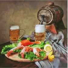 Схема вышивки «Пиво с кривнтками»