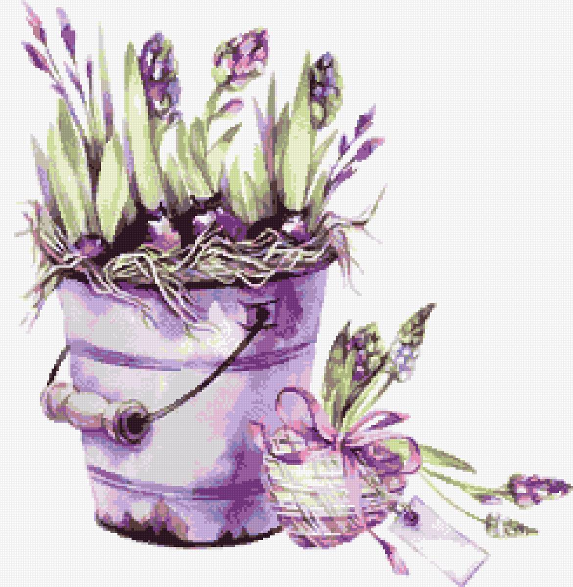 Весенний рисунок - цветы, рисунок - предпросмотр