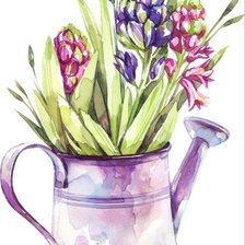 Схема вышивки «Гиацинт»