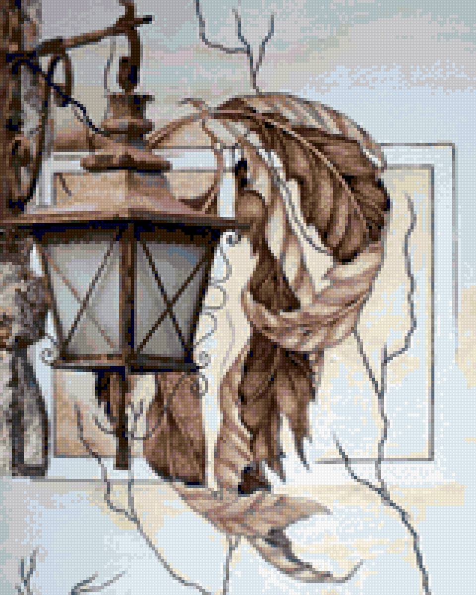 бежевый фонарь - предпросмотр