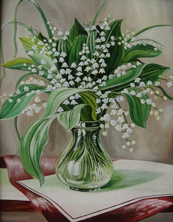 Букет ландышей - букет, цветы, ландыши - оригинал