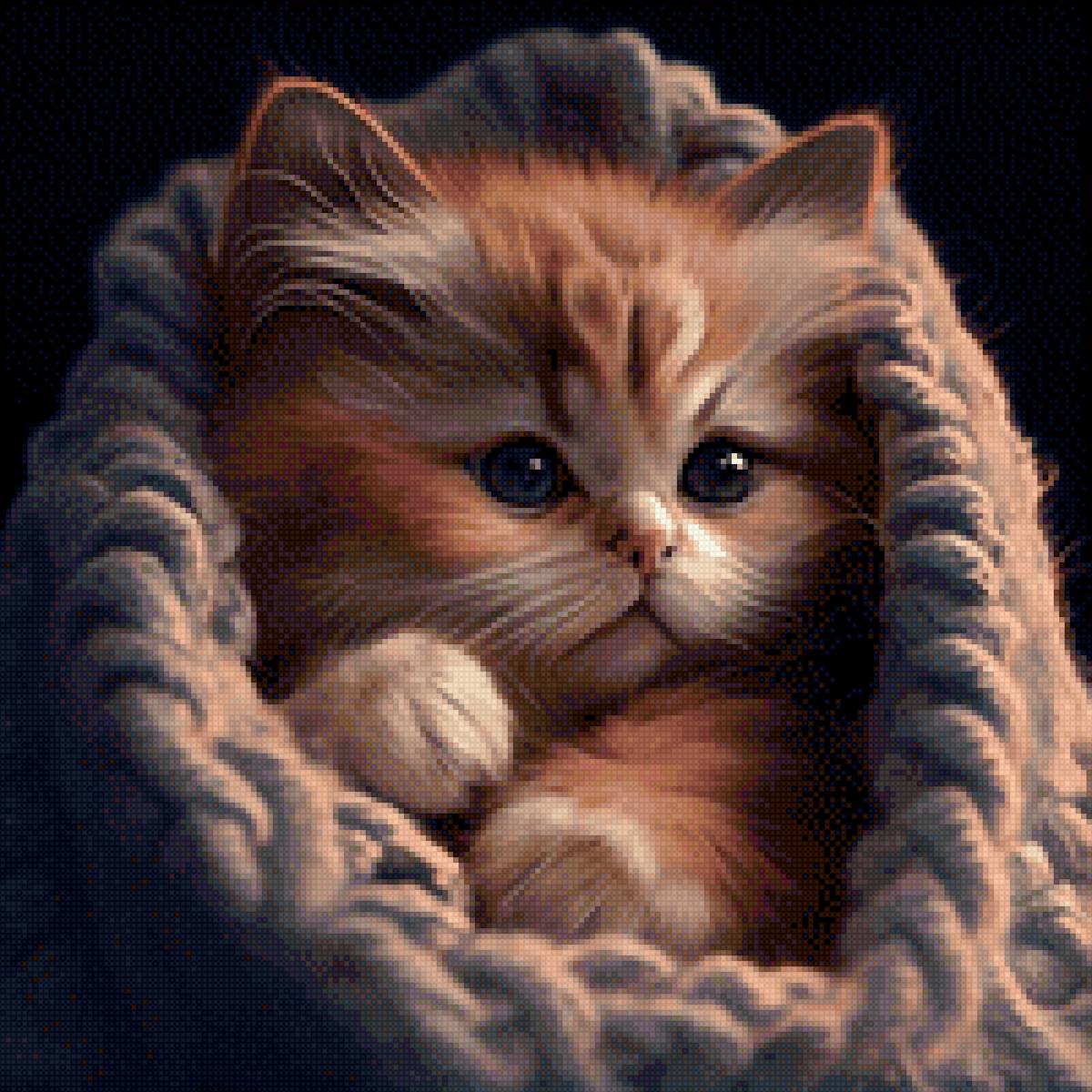 Рыжий котёнок - предпросмотр