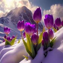 Схема вышивки «Цветы.»