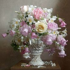 Схема вышивки «Букет с колокольчиками»