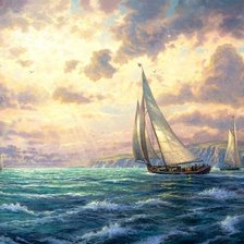 Схема вышивки «На море»