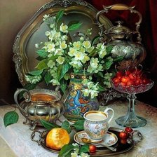 Схема вышивки «Жасмин»