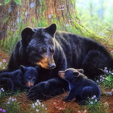 Схема вышивки «Семья»