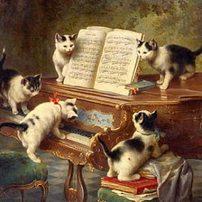 Схема вышивки «Музыканты»