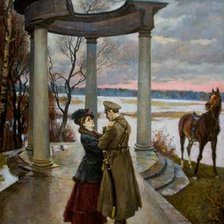 Схема вышивки «Расставание»