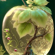 Схема вышивки «яблоко жизни»