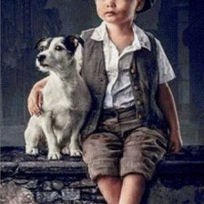 Схема вышивки «niños»