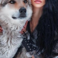 Схема вышивки «wolf 2»