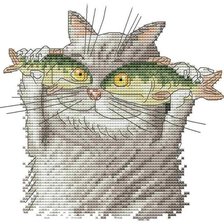 Схема вышивки «Котэ»