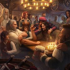 Схема вышивки «Ведьмак»