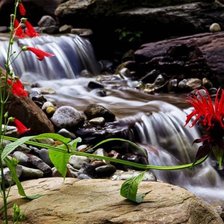 Схема вышивки «водопад»