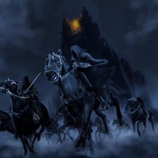 Схема вышивки «9 всадников»