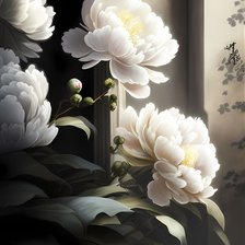 Схема вышивки «Mẫu đơn»