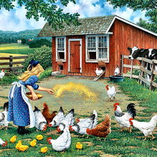 Схема вышивки «Завтрак»