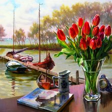 Схема вышивки «Аромат весны»