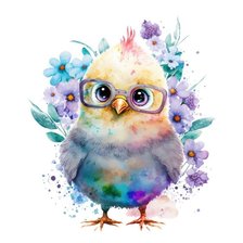 Схема вышивки «Цыпленок»