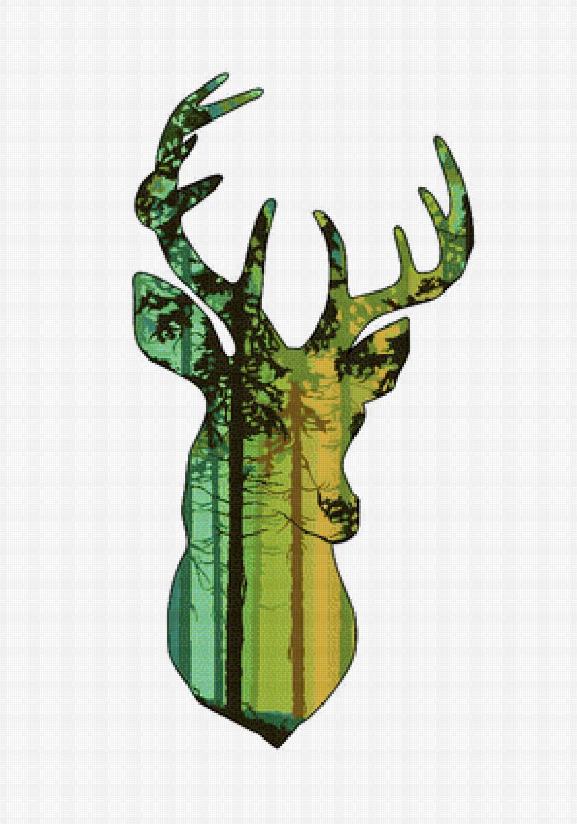 Олень - олень - предпросмотр