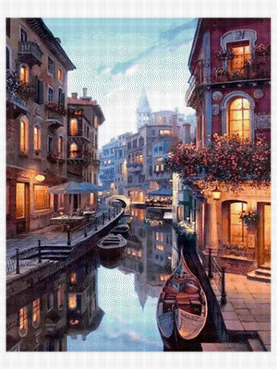 Улочка Венеции - городские улицы, река, венеция - предпросмотр