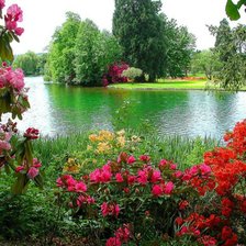 Схема вышивки «Зеленое озеро»