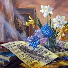 Схема вышивки «Музыка весны»