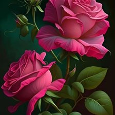 Схема вышивки «Hoa hồng»