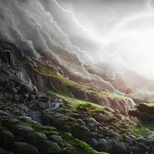 Схема вышивки «Гроза»