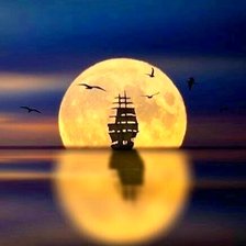 Схема вышивки «Закат»