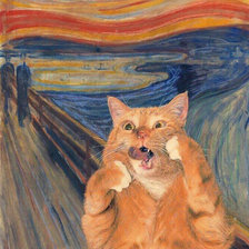 Схема вышивки «Котокрик»