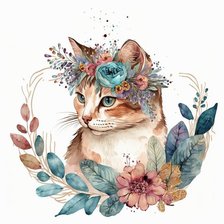 Схема вышивки «Киса»