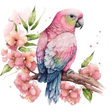 Схема вышивки «Попугай»