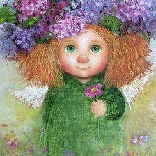 Схема вышивки «Ангелочек»