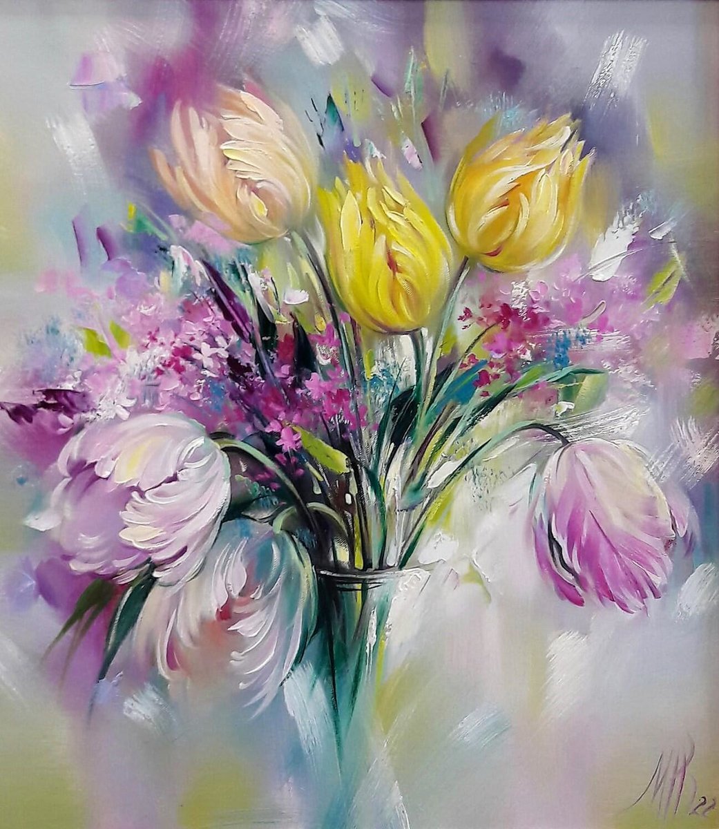 Весеннее утро - весна, тюльпаны - оригинал