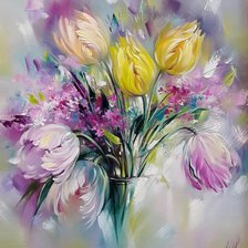 Схема вышивки «Весеннее утро»