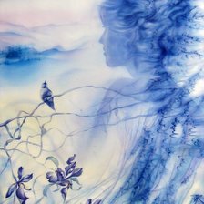 Схема вышивки «синева»