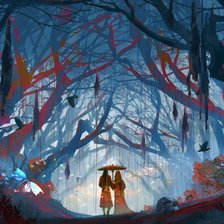 Прогулка под кровавым дождём благословение небожителей