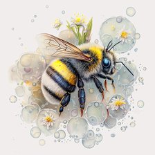 Схема вышивки «Полосатик»