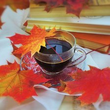 Схема вышивки «Осенний блюз.»