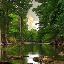 Схема вышивки «Пейзаж»