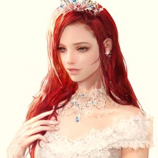 Схема вышивки «Принцесса»