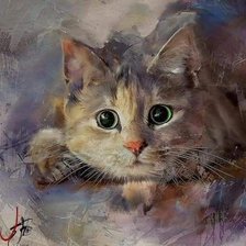 Схема вышивки «,,Кузя,,»