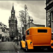 желтая машинка