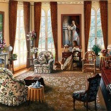 Схема вышивки «Ожидание»