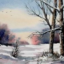 Схема вышивки «Zima suton»