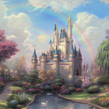 Схема вышивки «Замок Золушки»