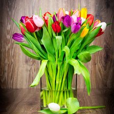 Схема вышивки «Тюльпаны»