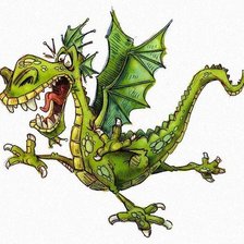 Схема вышивки «дракон 6»